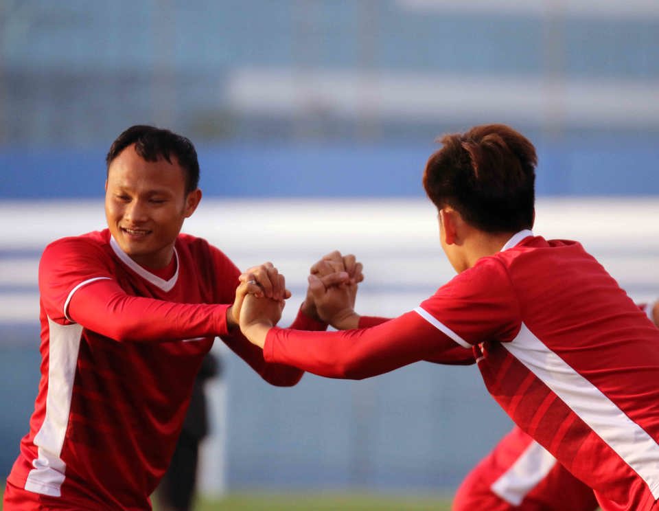 HLV Park Hang Seo làm công tác tư tưởng trước trận đấu với đội tuyển Jordan - Ảnh 8