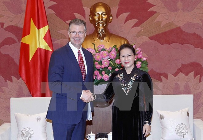 Chủ tịch Quốc hội Nguyễn Thị Kim Ngân tiếp Đại sứ Hoa Kỳ - Ảnh 1