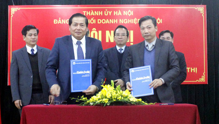 Đảng ủy Khối Doanh nghiệp Hà Nội và Báo Kinh tế & Đô thị đẩy mạnh phối hợp hoạt động - Ảnh 3