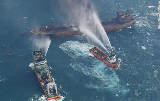 Tàu chở dầu Sanchi của Iran phát nổ ngoài khơi Trung Quốc - Ảnh 2