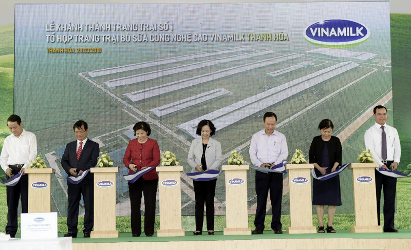 Khánh thành Trang trại số 1 Tổ hợp trang trại bò sữa công nghệ cao Vinamilk Thanh Hóa - Ảnh 1