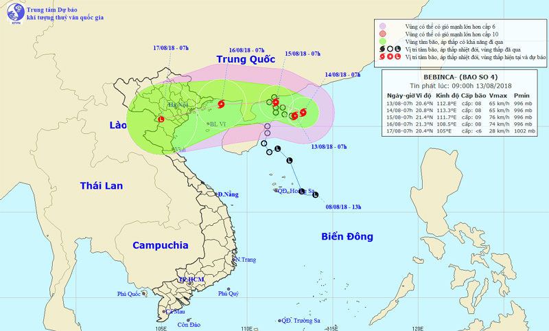 Áp thấp nhiệt đới mạnh lên thành bão, gây mưa lớn tại Hà Nội và nhiều tỉnh phía Bắc - Ảnh 1
