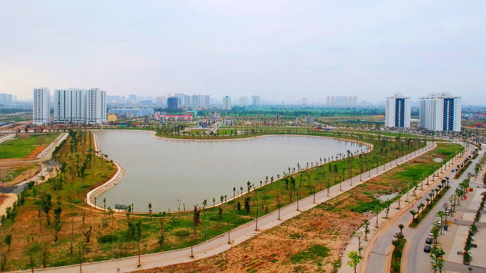 Chùm ảnh Khu đô thị Thanh Hà tuyệt đẹp qua ống kính flycam - Ảnh 6