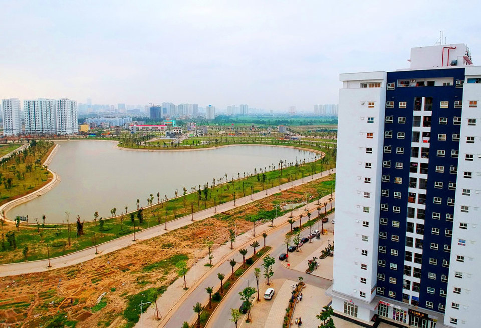 Chùm ảnh Khu đô thị Thanh Hà tuyệt đẹp qua ống kính flycam - Ảnh 1