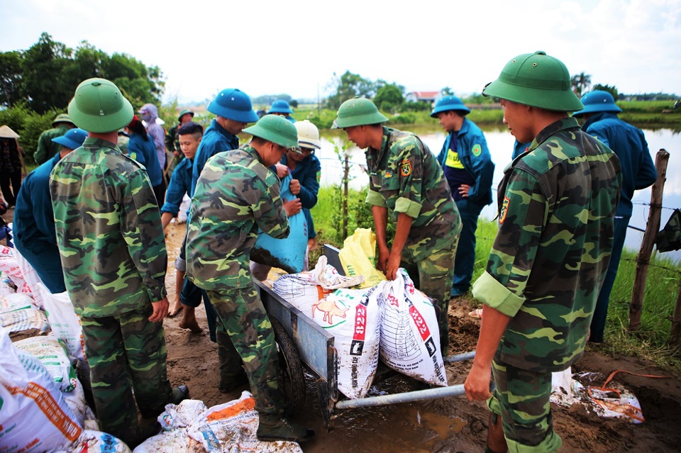 Dốc sức chống lũ - Ảnh 1