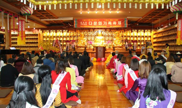 Hội Phật tử Việt Nam tại Hàn Quốc tổ chức đón Tết sớm cho cộng đồng - Ảnh 1