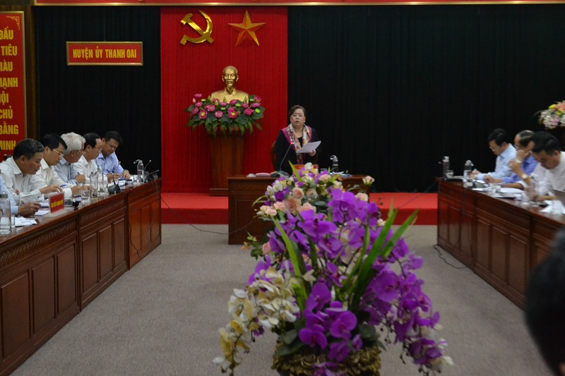 Phó Bí thư Thành ủy Nguyễn Thị Bích Ngọc: Đánh giá sâu hơn với những địa bàn còn khó khăn về nhân sự - Ảnh 2