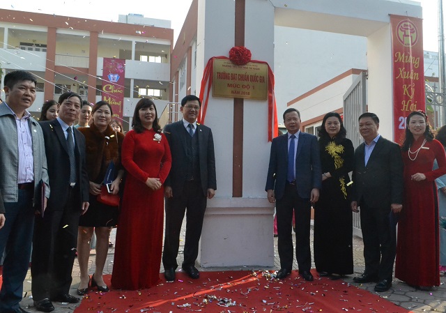 Trường Tiểu học Đồng Tâm đón bằng công nhận trường chuẩn Quốc gia - Ảnh 2