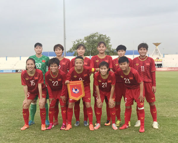Giải bóng đá nữ vô địch Đông Nam Á 2019: Việt Nam thắng "hủy diệt" Campuchia - Ảnh 1