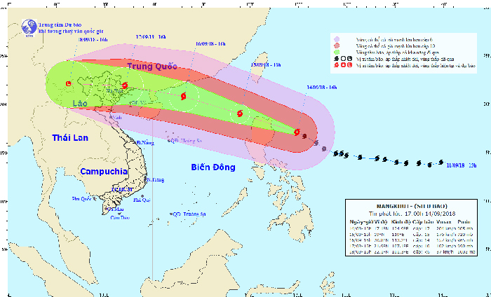 Hà Nội chủ động triển khai các giải pháp ứng phó siêu bão Mangkhut - Ảnh 1