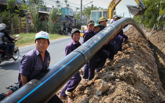 Hà Nội: Cho phép thi công tuyến ống cấp nước sạch qua sông Nhuệ ở Nam Từ Liêm - Ảnh 1