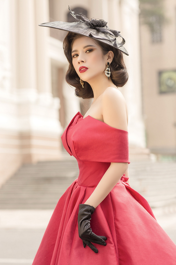 Hoa hậu Dương Yến Nhung quyền quý trong bộ ảnh "Tiểu thư Sài Gòn xưa" - Ảnh 5