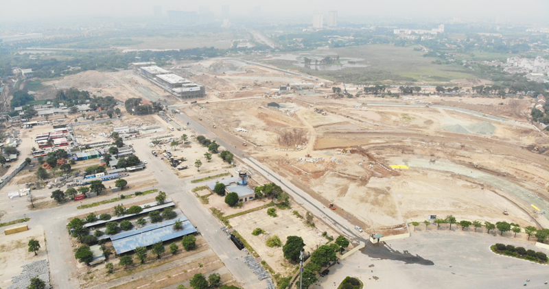 Hình ảnh đường đua F1 tại Hà Nội nhìn từ trên cao sau nửa năm khởi công - Ảnh 7