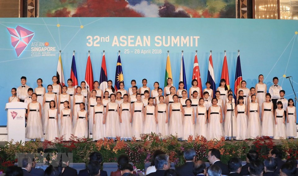 Hình ảnh Thủ tướng dự Phiên khai mạc Hội nghị Cấp cao ASEAN lần thứ 32 - Ảnh 4