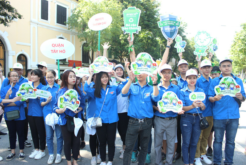 [Ảnh] Lễ ra quân toàn quốc phong trào chống rác thải nhựa tại Hà Nội - Ảnh 10