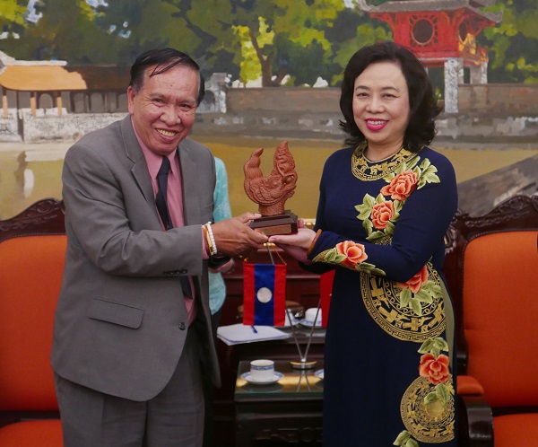 Tăng cường hợp tác trong công tác mặt trận giữa Hà Nội và Vientiane - Ảnh 2