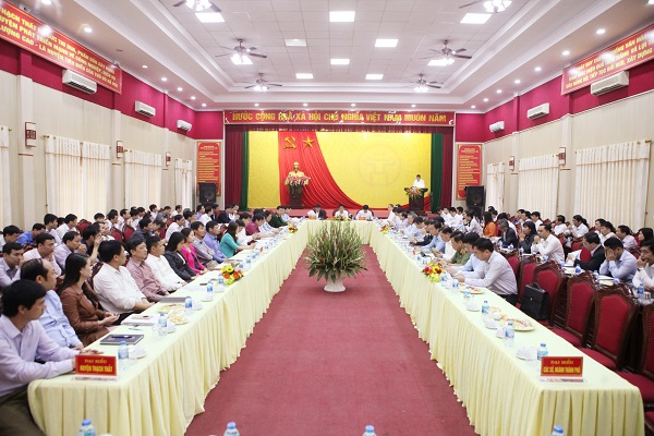 Chủ tịch Nguyễn Đức Chung: Huyện Thạch Thất nghiên cứu phát triển các cụm công nghiệp - Ảnh 2