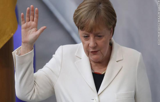 Bà Angela Merkel tuyên thệ nhậm chức Thủ tướng Đức nhiệm kỳ thứ 4 - Ảnh 1