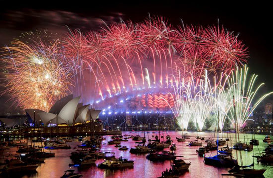 Chùm ảnh loạt pháo hoa lung linh khắp thế giới mừng Năm mới 2019 - Ảnh 1
