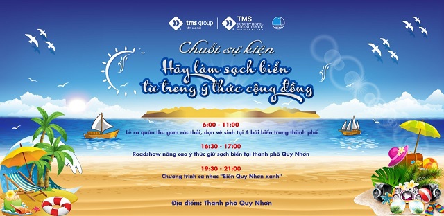 TMS Group đồng hành cùng Hội LHTN Việt Nam tỉnh Bình Định: Tổ chức hơn 1000 người đồng loạt ra quân làm sạch biển tại Quy Nhơn - Ảnh 1