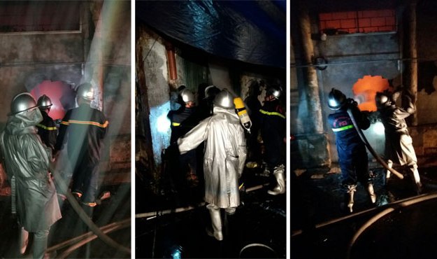 Hà Nội: Cháy dữ dội 3 gian nhà trong đêm tối, cảnh sát cứu thoát 2 cháu bé - Ảnh 2