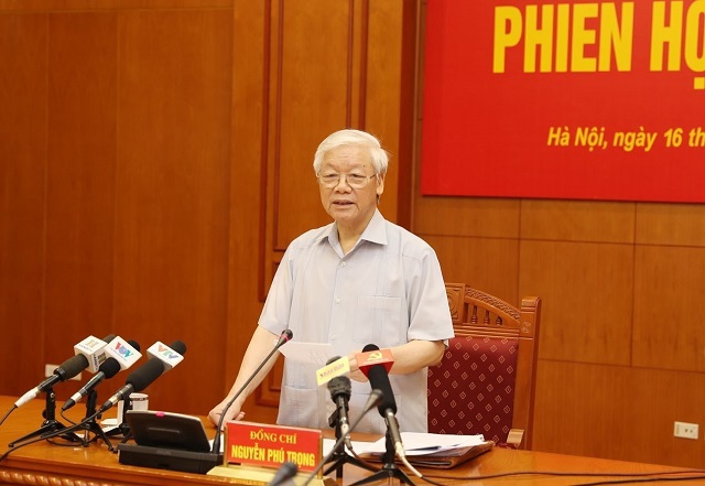 Tổng Bí thư Nguyễn Phú Trọng: Tham nhũng đã từng bước được kiềm chế, đẩy lùi - Ảnh 1