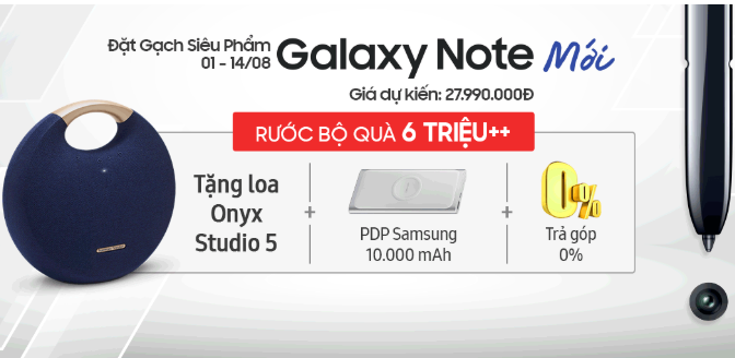 Đã có thể đặt trước Galaxy Note 10, giá từ 28 triệu đồng - Ảnh 1