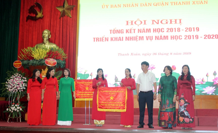 Quận Thanh Xuân: Vốn đầu tư cho giáo dục chiếm 55% - Ảnh 1