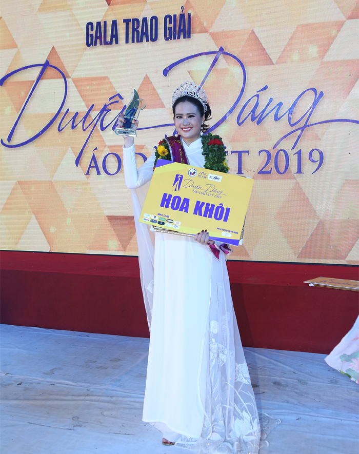 Nhân viên HDBank đạt giải hoa khôi "Duyên dáng áo dài Việt 2019" - Ảnh 1