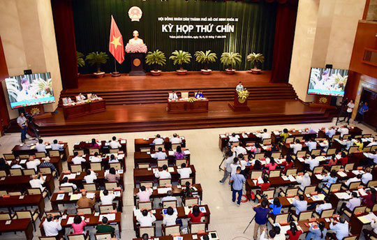 Khai mạc kỳ họp thứ 9 HĐND TP Hồ Chí Minh khóa IX - Ảnh 1