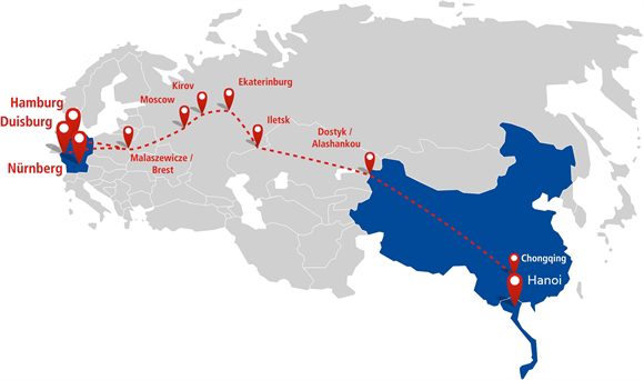 Đại sứ Kazakhstan chia sẻ về tuyến đường sắt “huyết mạch” kết nối hàng hóa Việt Nam vào châu Âu - Ảnh 2