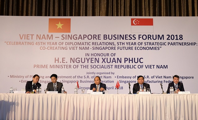 Thủ tướng: Nhiều cơ hội hợp tác mở ra cho các DN Việt Nam-Singapore - Ảnh 1
