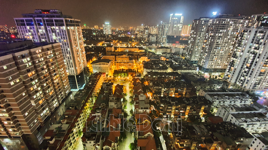 Tuyệt đẹp bộ ảnh đêm Hà Nội nhìn từ trên cao Du lịch Việt Giải Trí