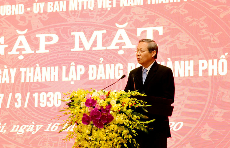 Hà Nội gặp mặt nhân Kỷ niệm 90 năm thành lập Đảng bộ Thành phố - Ảnh 4