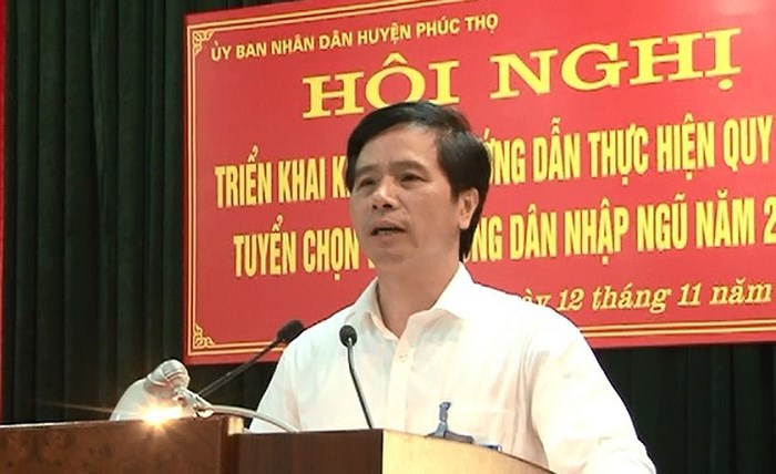 Hà Nội: Bí thư Huyện ủy Phúc Thọ bị cách tất cả chức vụ trong đảng - Ảnh 1