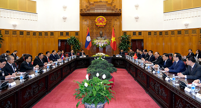 Thủ tướng hội kiến Tổng Bí thư, Chủ tịch nước Lào - Ảnh 2
