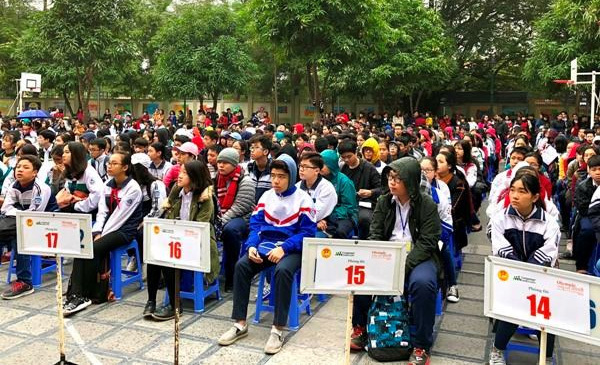 Hà Nội: Hơn 1.200 học sinh trung học cơ sở tranh tài tiếng Anh - Ảnh 1