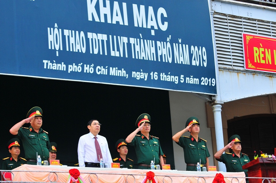 TP Hồ Chí Minh: Hơn 2.000 cán bộ, chiến sĩ tham gia Hội thao TDTT Lực lượng vũ trang - Ảnh 1