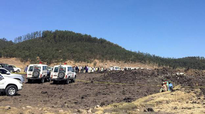 [Ảnh] Hiện trường tai nạn máy bay thảm khốc của Ethiopian Airlines - Ảnh 6