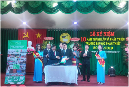 Thực hiện trách nhiệm xã hội Bình Thuận: Novaland song hành cùng giáo dục & đào tạo - Ảnh 1