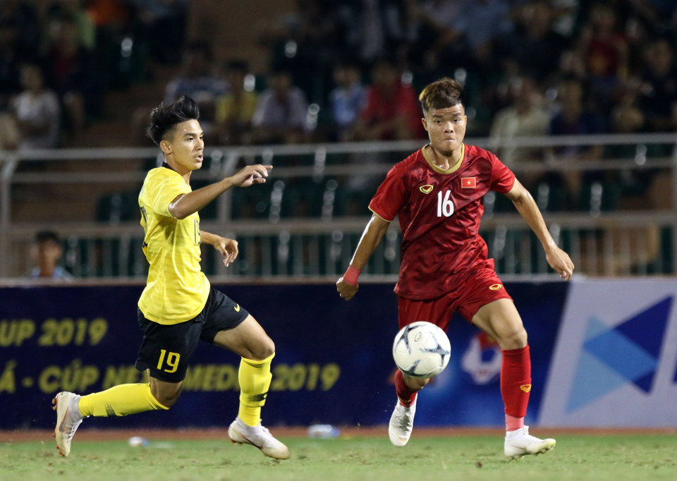 Việt Nam thắng may mắn trước Malaysia tại giải U18 Đông Nam Á 2019 - Ảnh 2