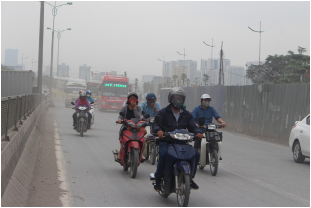 Hà Nội: Lượng mưa giảm khiến chất lượng không khí tại các điểm giao thông đang xấu đi - Ảnh 2
