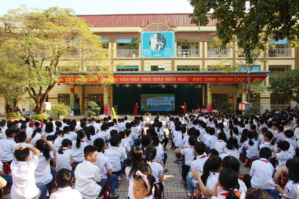 Trường Tiểu học Văn Yên thi tìm hiểu Luật An toàn giao thông - Ảnh 11