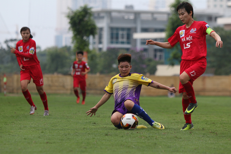 Hà Nội thắng tưng bừng trong ngày khai mạc Giải bóng đá nữ Cup Quốc gia 2019 - Ảnh 3