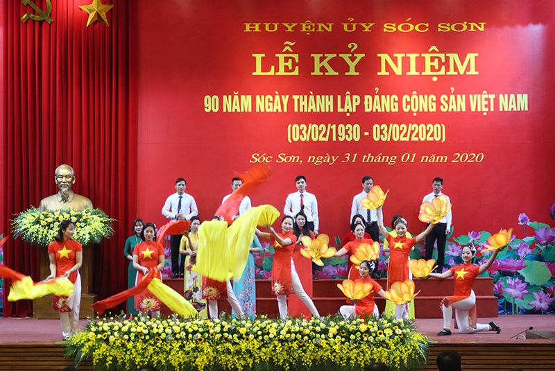 Huyện uỷ Sóc Sơn kỷ niệm 90 năm Ngày thành lập Đảng - Ảnh 2