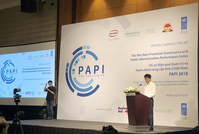 Công bố chỉ số PAPI 2018: Người dân hài lòng với dịch vụ công căn bản - Ảnh 1