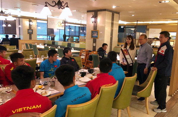 U19 Việt Nam về nước, kết thúc hành trình tại Suwon JS Cup 2018 - Ảnh 1