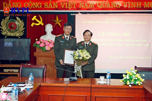 Thiếu tướng Nguyễn Hồng Thái được bổ nhiệm Tổng biên tập Tạp chí CAND - Ảnh 1