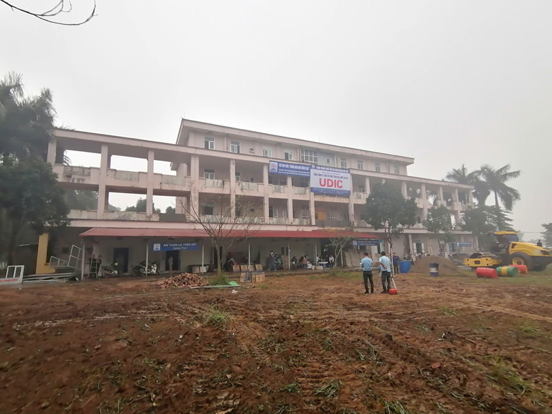 Hà Nội: Gấp rút cải tạo Bệnh viện Đa khoa huyện Mê Linh (cũ) thành khu cách ly - Ảnh 1