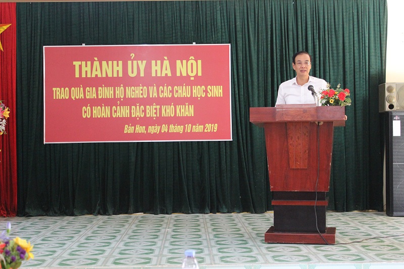 Đoàn công tác TP Hà Nội thăm, tặng quà tại tỉnh Lai Châu - Ảnh 1